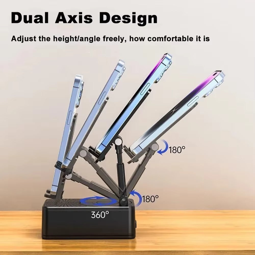 Phone Stand With Bluetooth Speaker