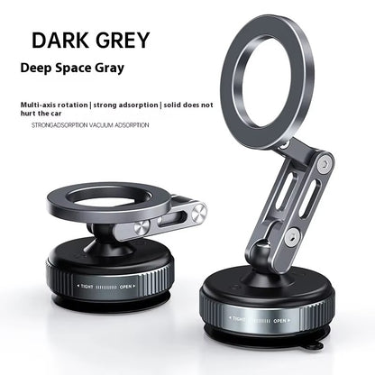 Foldable Vacuum Magnetic Car Phone Holder