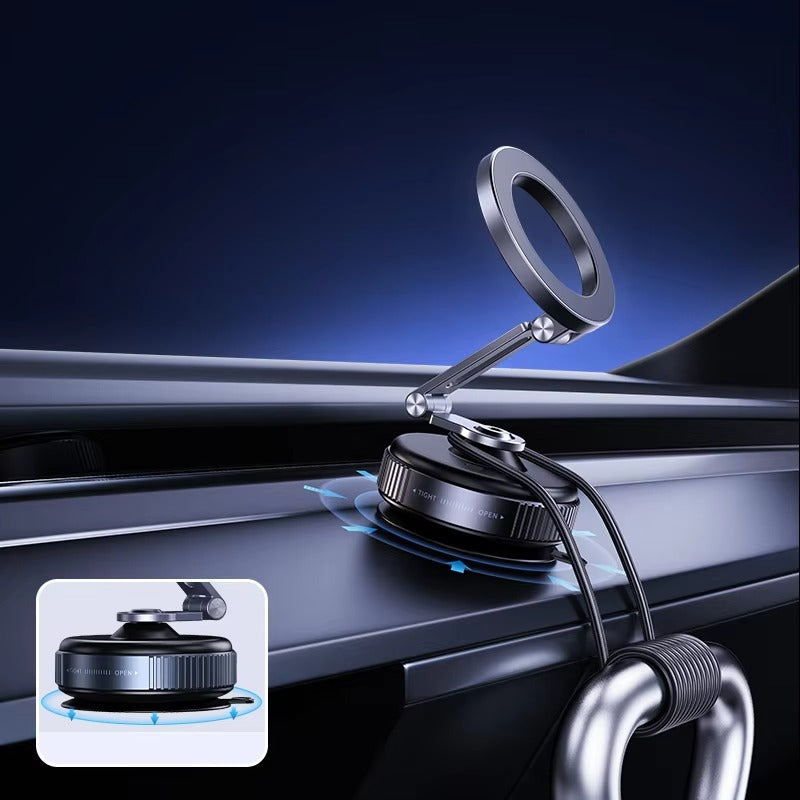 Foldable Vacuum Magnetic Car Phone Holder